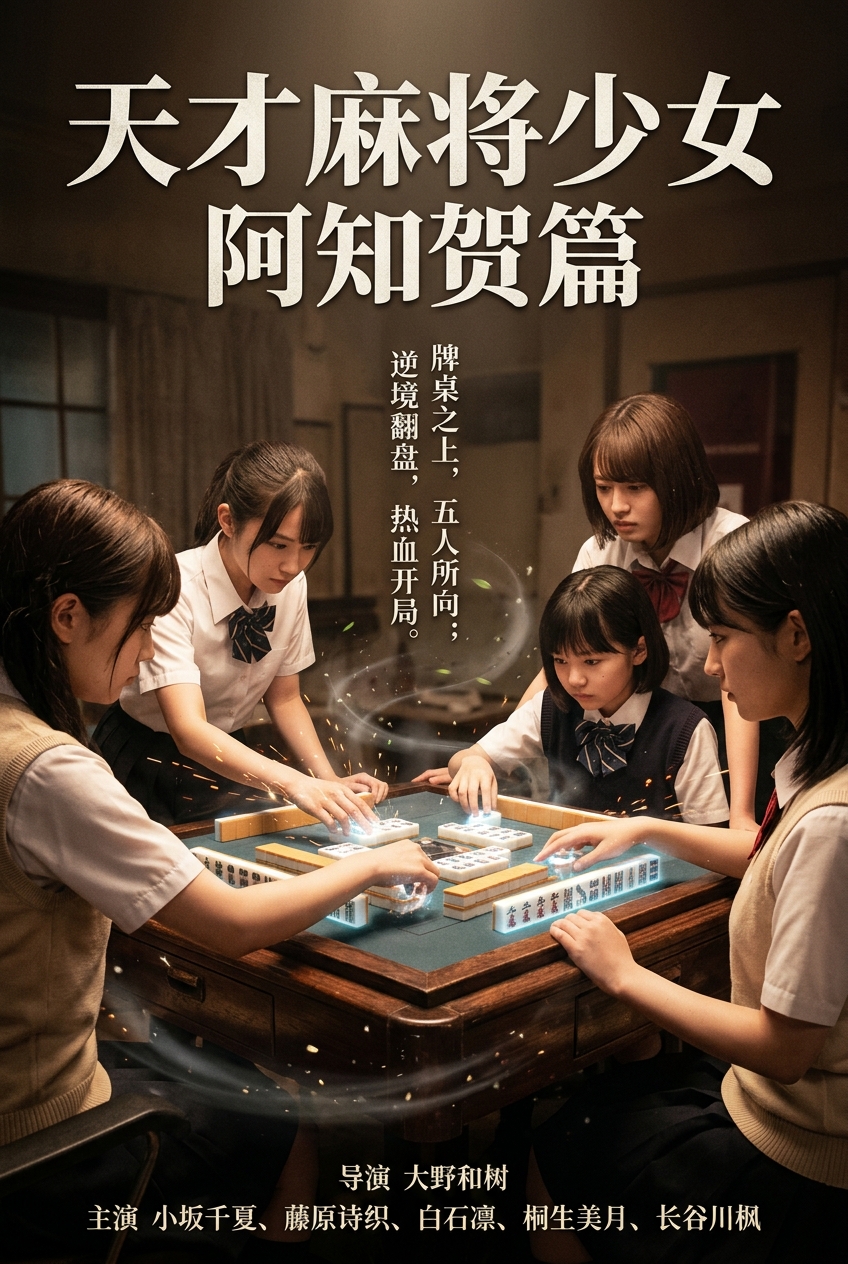 《天才麻将少女阿知贺篇》海报